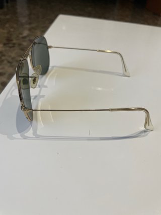Gafas Ray-Ban Aviator Doradas Verdes