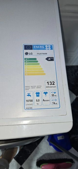 Lavadora LG Direct Drive 8kg