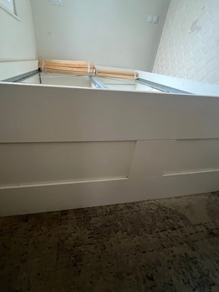 Base Cama IKEA BRIMNES 140x200cm + Somier LURÖY