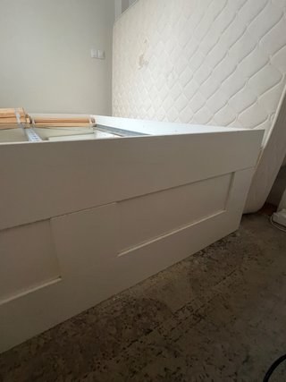 Base Cama IKEA BRIMNES 140x200cm + Somier LURÖY