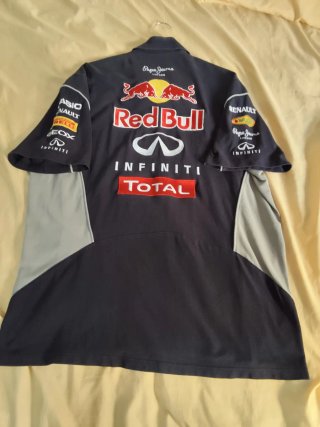 Polo Red Bull Racing Azul y Gris