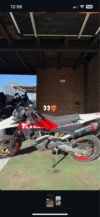 Husqvarna SM 610 Supermotard Roja y Blanca