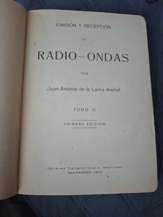 Emisión Recepción de Radio-Ondas, Primera edicion
