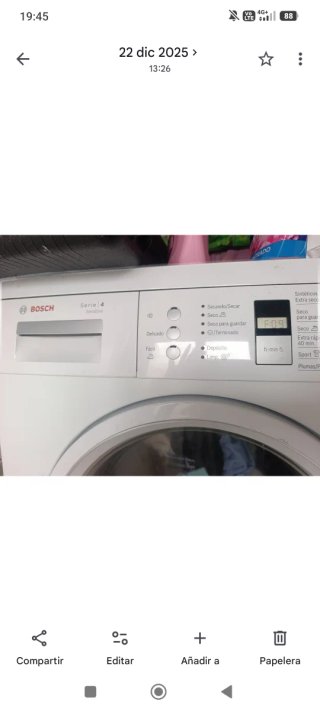 Secadora Bosch Serie 4 Repuestos