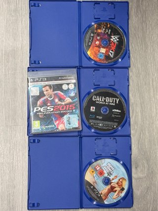 Consola PS3 Negra + Mando y 22 Juegos