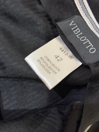 Pantalón de traje Viblotto azul marino talla 42