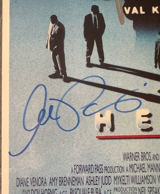 Póster Heat Firmado - Al Pacino, De Niro, Kilmer