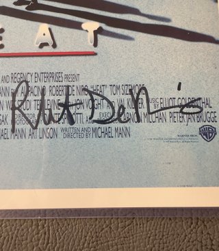 Póster Heat Firmado - Al Pacino, De Niro, Kilmer