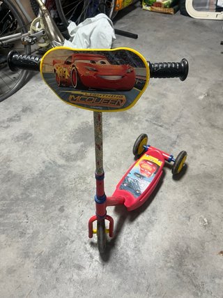 Patinete infantil 3 ruedas Cars