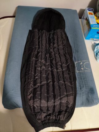 Parka Maternidad Negra con Accesorios