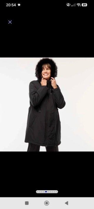 Parka Maternidad Negra con Accesorios
