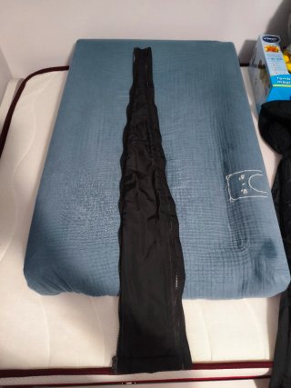 Parka Maternidad Negra con Accesorios