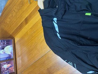 Chaqueta de moto negra