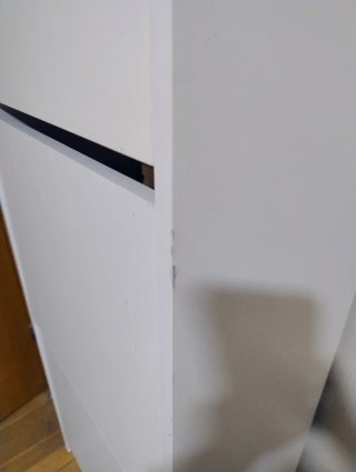 Zapatero blanco de madera  melamina