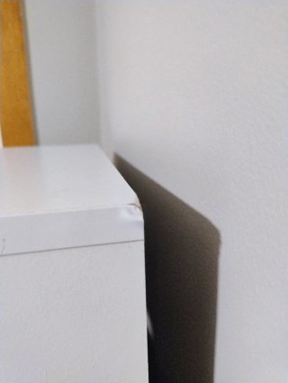 Zapatero blanco de madera  melamina