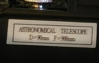 Telescopio Refractor 90x900mm StarBlitz