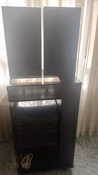 Equipo de música Philips vintage completo