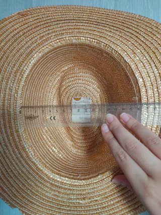 Sombrero de paja 100% con lazo