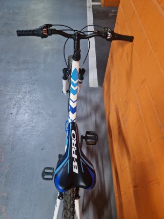Bicicleta B-Pro 26 Blanca y Azul