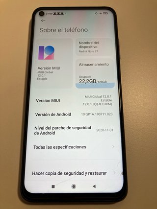 Xiaomi Redmi Note 9T 5G 128GB Morado