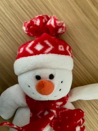 Peluche Muñeco de Nieve Navideño