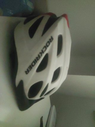 Casco Bicicleta Infantil Rockrider Blanco