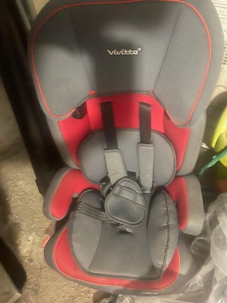 Silla coche niño Vivitta gris y rojo