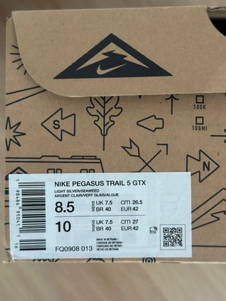 Zapatillas Nike Pegasus Trail 5 Gore-Tex Talla 42