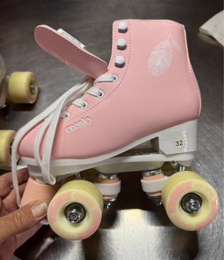 Patines rosas niña talla 32