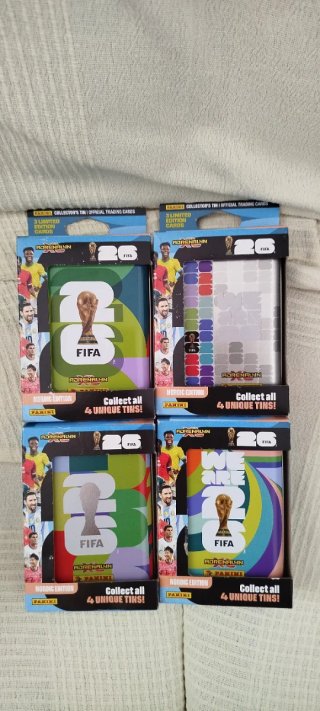 Confezione 4 lattine pocket box FIFA World Cup 2026 nordica