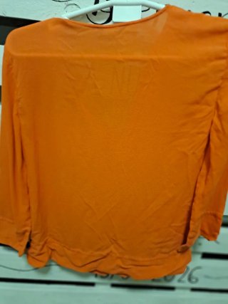Blusa naranja Massimo Dutti