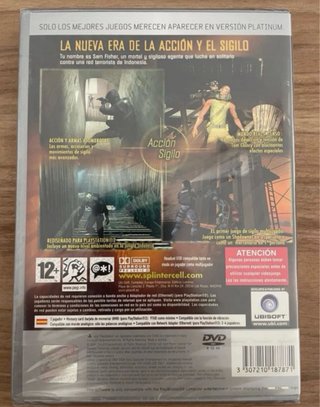 PRECINTADOS! Lote Juegos Splinter Cell PS2