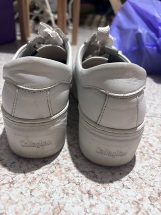 Bambas Callaghan Talla 40 Plataforma Blancas
