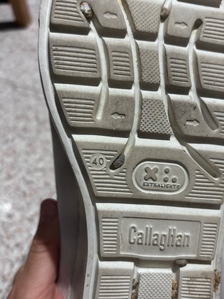 Bambas Callaghan Talla 40 Plataforma Blancas