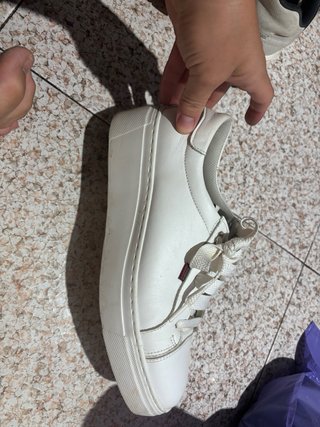 Bambas Callaghan Talla 40 Plataforma Blancas