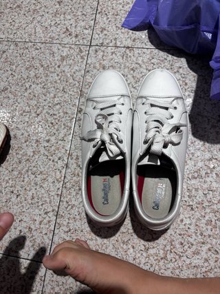 Bambas Callaghan Talla 40 Plataforma Blancas