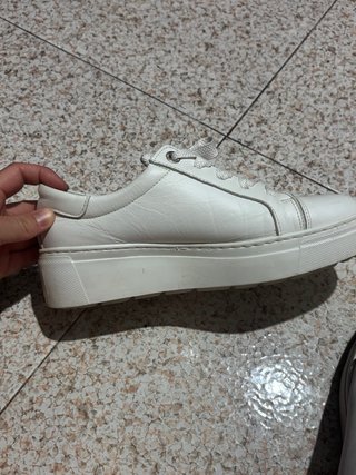 Bambas Callaghan Talla 40 Plataforma Blancas