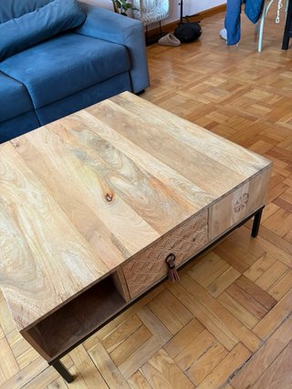 Mesa de Centro cuadrada. Iroquois Maisons Du Monde