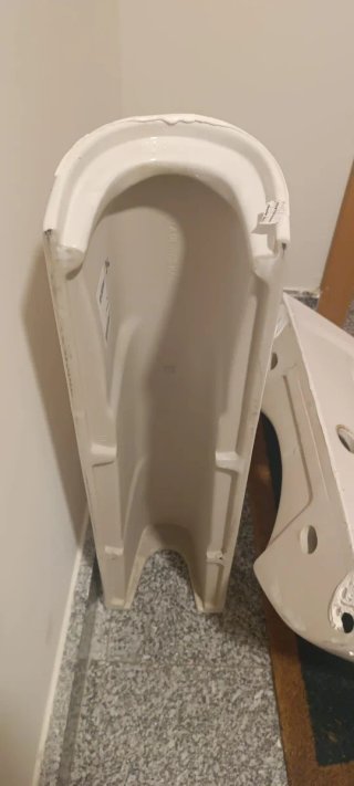 Lavamanos de porcelana blanco marca Gala