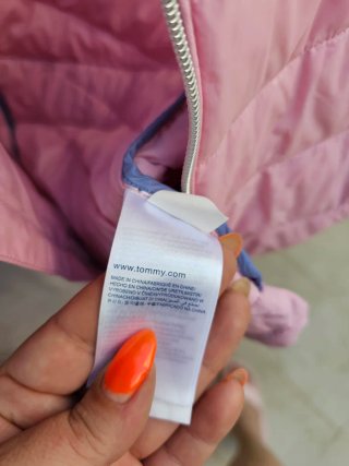 Chaleco Tommy Hilfiger rosa talla m