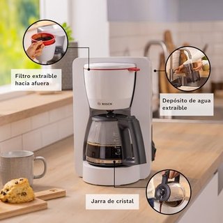 Cafetera Bosch Jarra Cristal Ergonómica