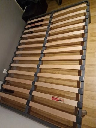 Somier de láminas madera y metal