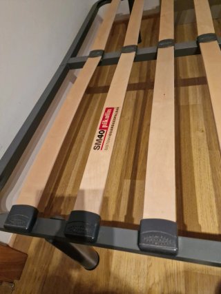 Somier de láminas madera y metal