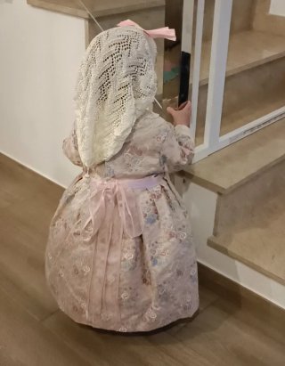 Traje/volcada de Fallera 0-3 años