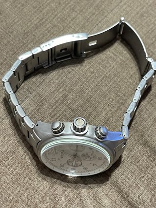Reloj Fossil Cronógrafo Plateado