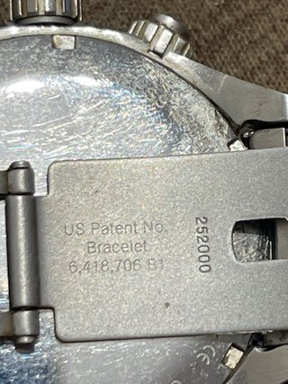 Reloj Fossil Cronógrafo Plateado