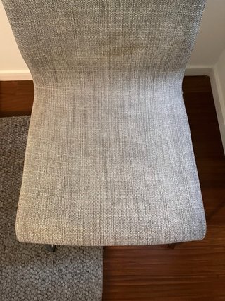 Silla Ikea Lillanas Tela Gris