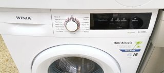 Lavadora WINIA Blanca 6 kg 1000rpm 84X60X47 cm