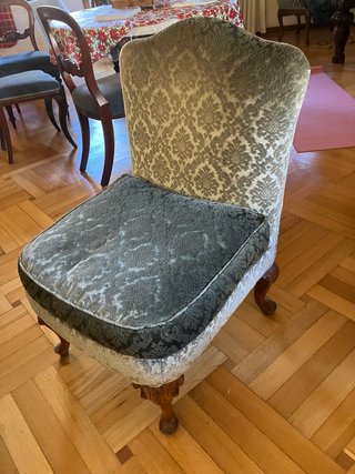 Coppia Sedie Antiche Stile Barocco