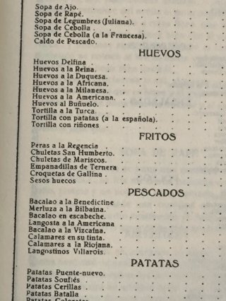 REPRODUCCIÓN 1er RECETARIO COCINA ACEITE CARBONELL